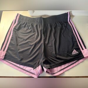 adidas Black and Pink Women's Shorts